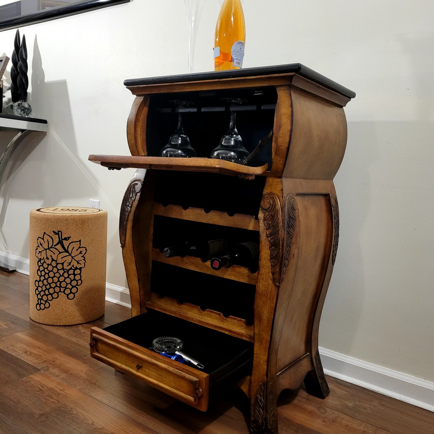 Vintage/Antique Bar Cabinet  - image-3