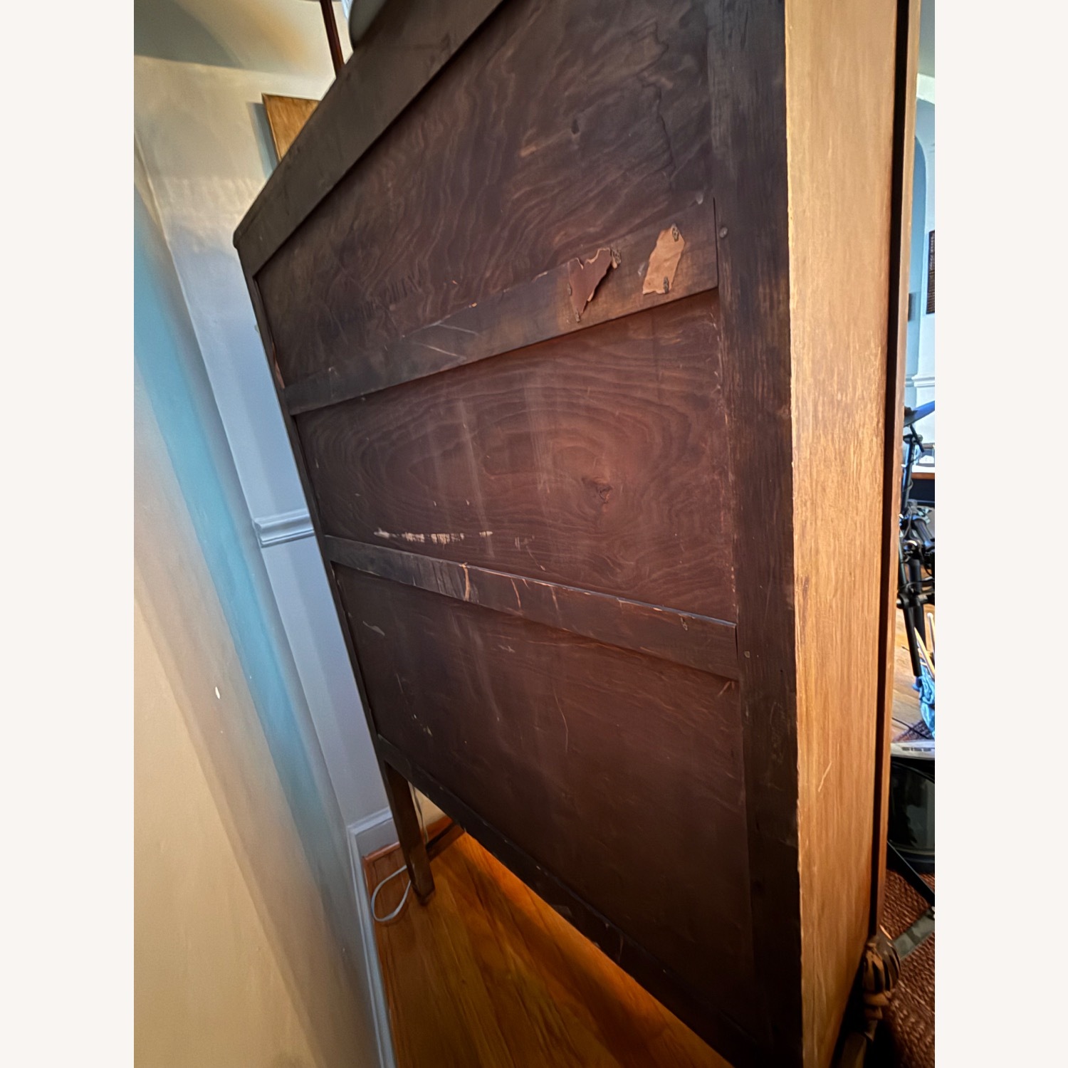 Vintage/Antique Finds Dark Brown Wood Armoire - image-6