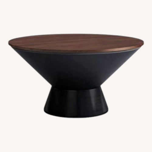 Used Burrow Kettle Coffee Table—Solid Wood Top for sale on AptDeco