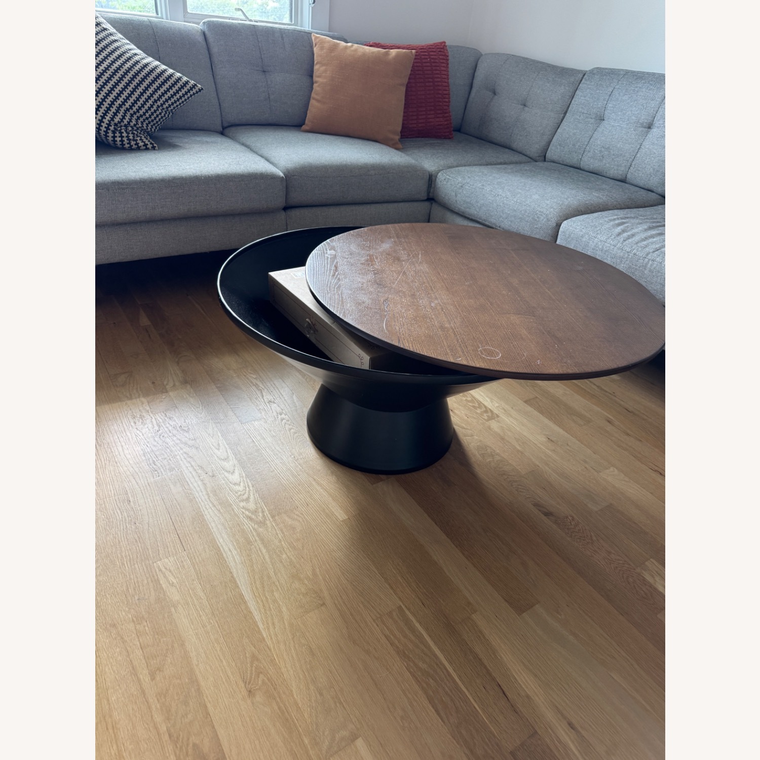 Burrow Kettle Coffee Table—Solid Wood Top - image-4