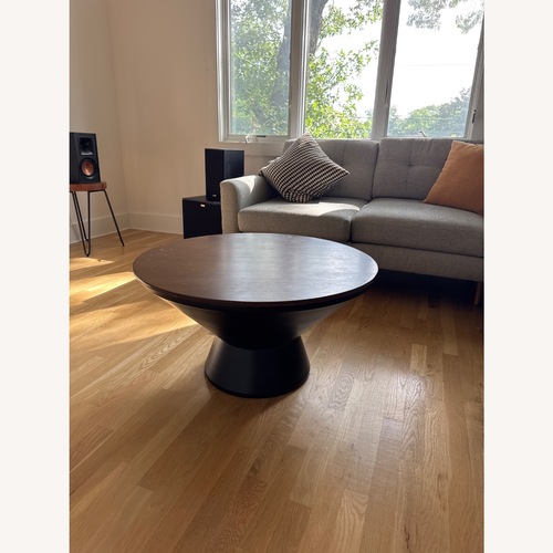 Used Burrow Kettle Coffee Table—Solid Wood Top for sale on AptDeco