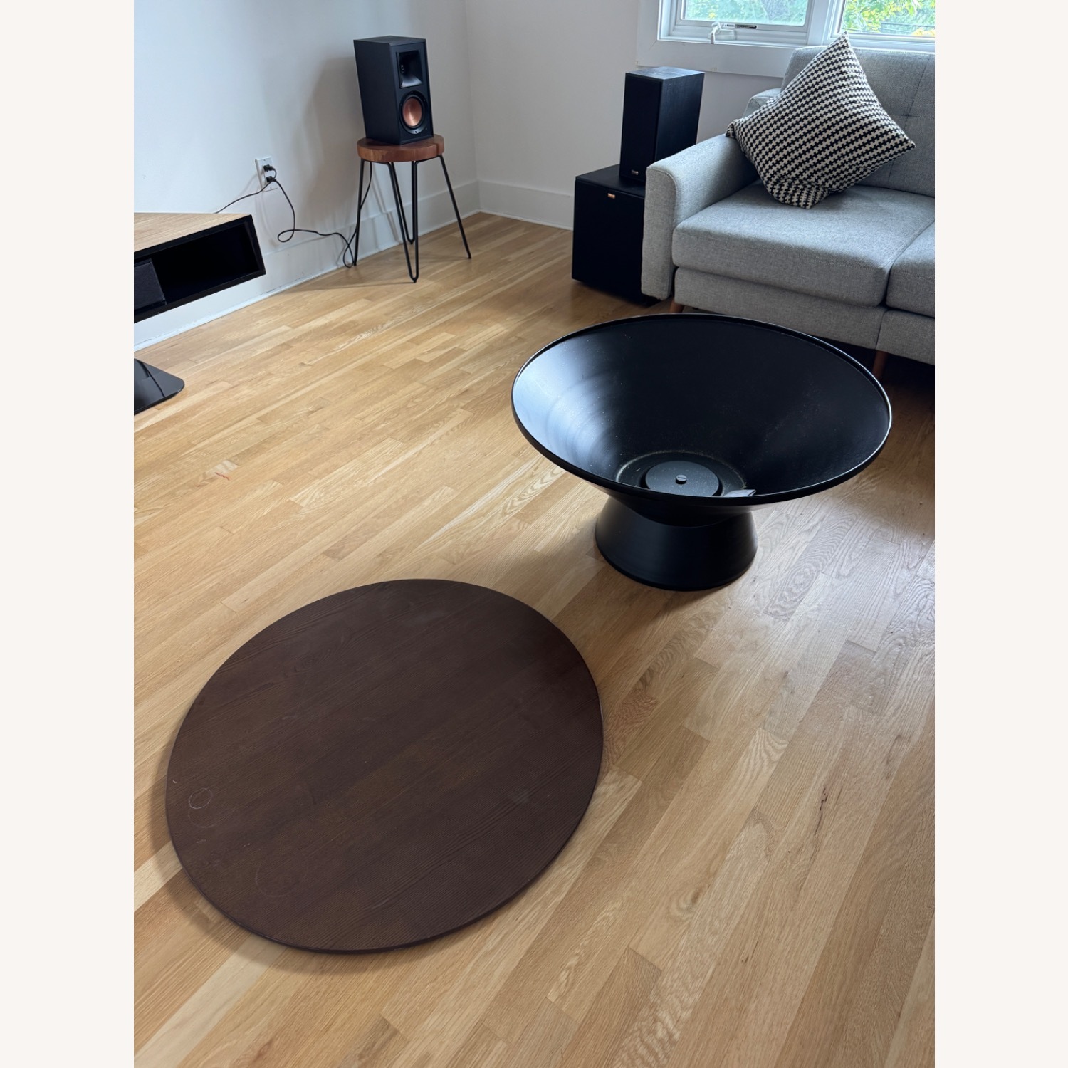 Burrow Kettle Coffee Table—Solid Wood Top - image-5