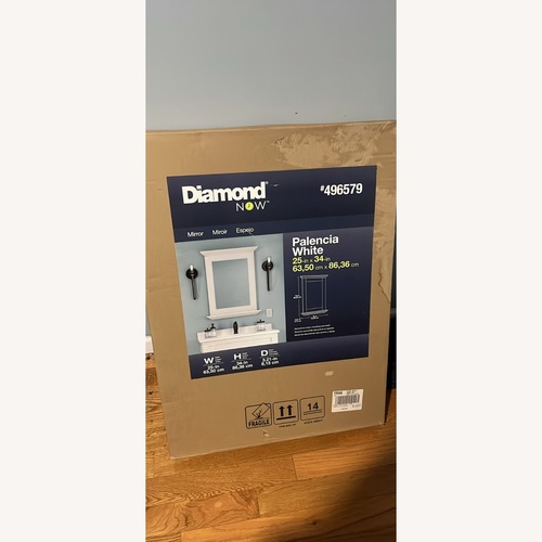 Used White Wall Mirror for sale on AptDeco