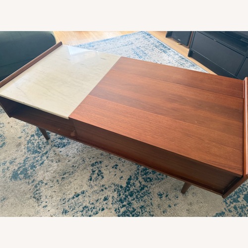 Used West Elm Mid-Century Pop Up 48” Coffee Table for sale on AptDeco