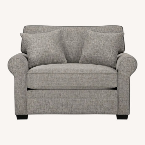 Used Rooms To Go Cindy Crawford Light Gray Fabric Sleeper Sofa for sale on AptDeco