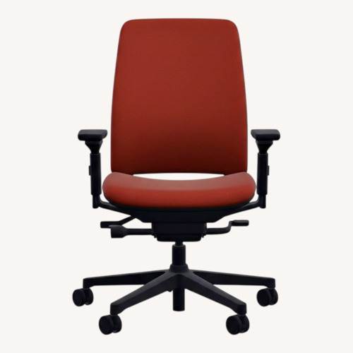 Used Steelcase Amia Office Chair - Red Fabric for sale on AptDeco