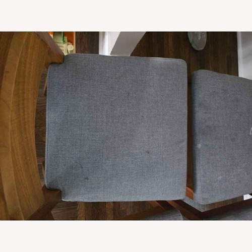 Used Room & Board Blue Wood Dining Chair for sale on AptDeco