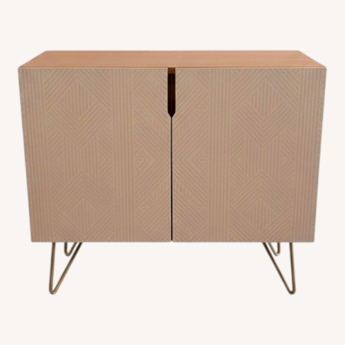 Used Holli Patterned 2-Door Credenza Cabinet for sale on AptDeco