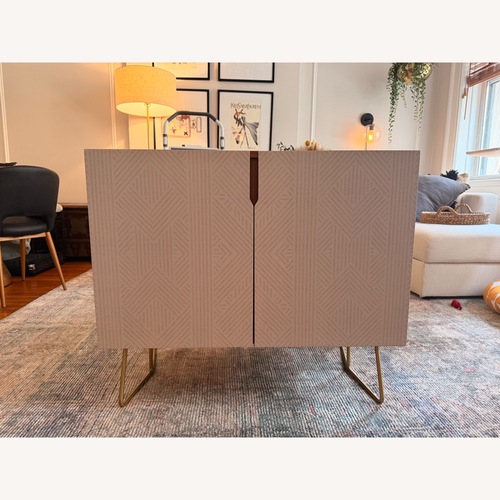 Used Holli Patterned 2-Door Credenza Cabinet for sale on AptDeco