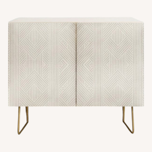 Used Holli Patterned 2-Door Credenza Cabinet for sale on AptDeco