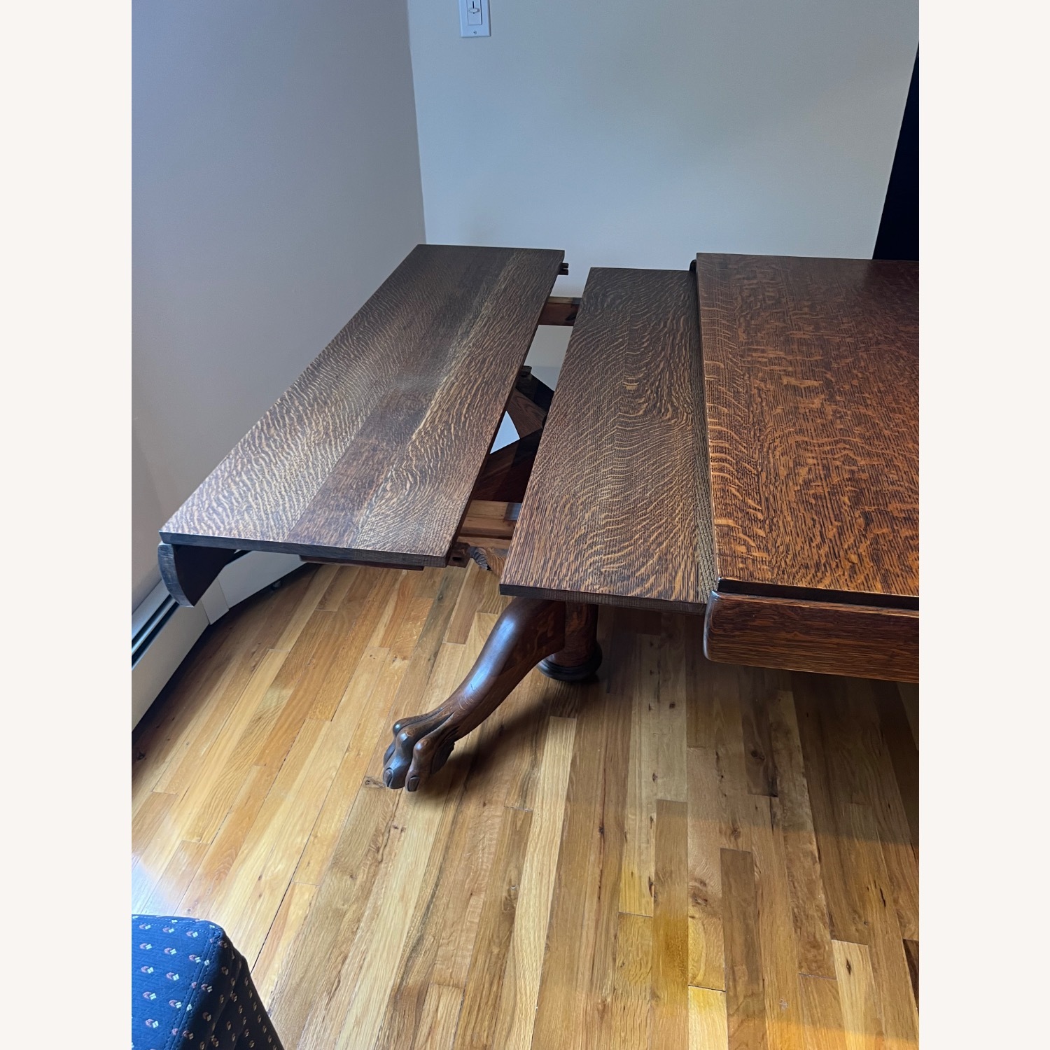 Antique Tiger Oak Table - image-4