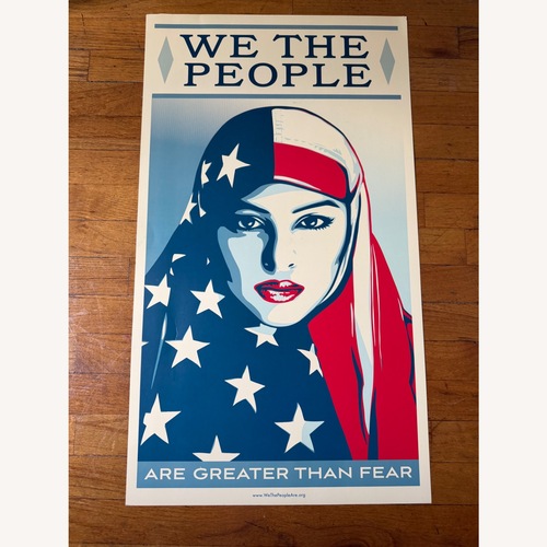 Used Shepard Fairey We The People Poster for sale on AptDeco