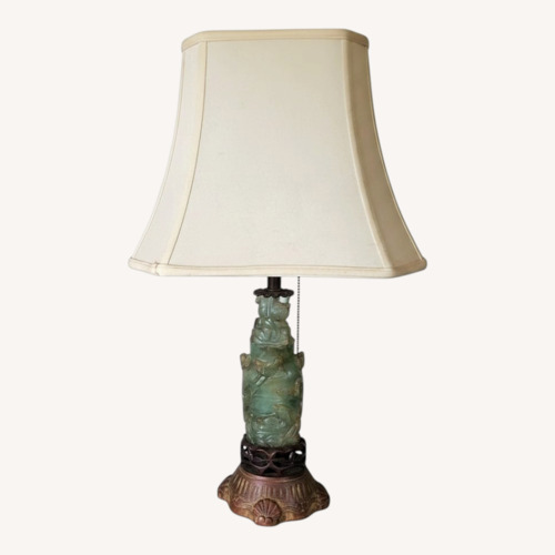 Used Green Quartz Table Light for sale on AptDeco