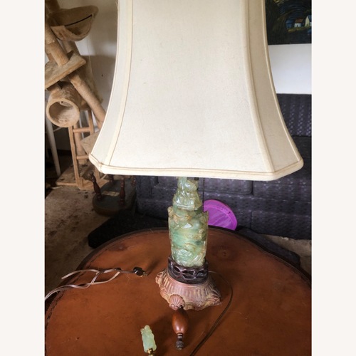 Used Green Quartz Table Light for sale on AptDeco