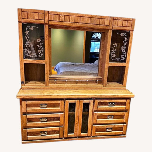 Used Natural Wood Dresser for sale on AptDeco