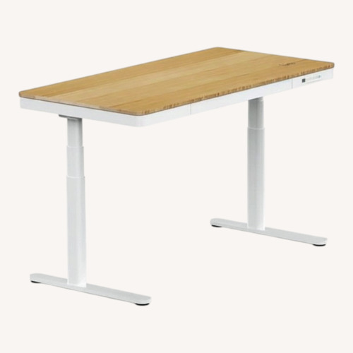 Used Natural Bamboo Standing Desk for sale on AptDeco