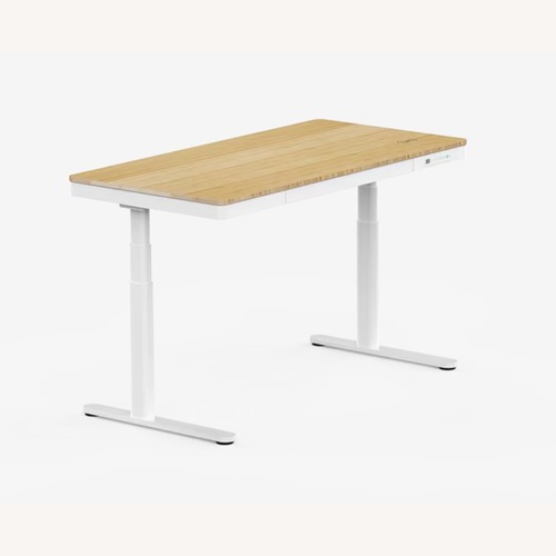 Used Natural Bamboo Standing Desk for sale on AptDeco