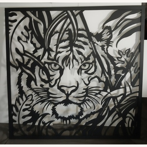 Used Tiger Metal Wall Art for sale on AptDeco