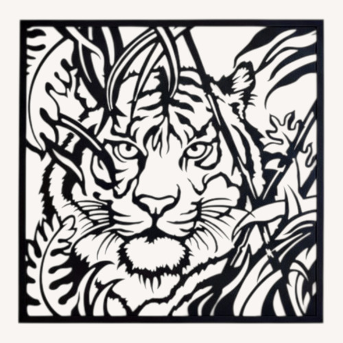 Used Tiger Metal Wall Art for sale on AptDeco