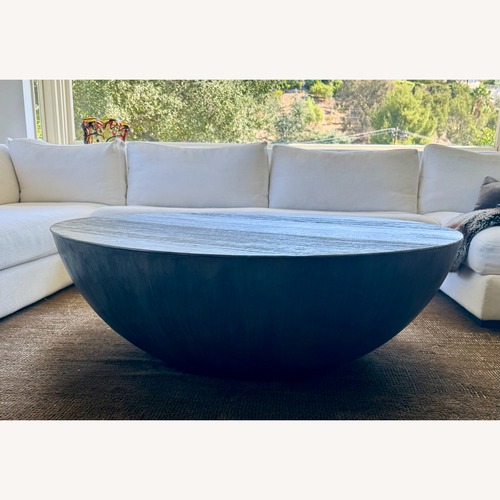 Used Restoration Hardware Sphere Round Coffee Table for sale on AptDeco