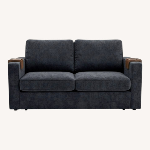 Used LoveSac Blue Fabric 2 Seater Sofa for sale on AptDeco