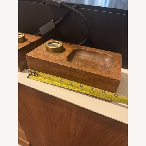 Used Natural Wood Table Lamp for sale on AptDeco