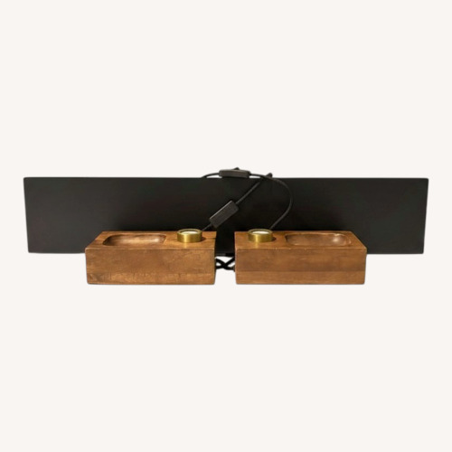 Used Natural Wood Table Lamp for sale on AptDeco