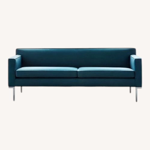 Used Design Within Reach Theatre 3 Seater Wool and Chrome Sofa for sale on AptDeco