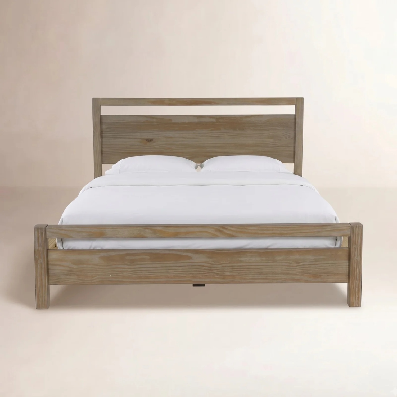 Joss & Main Natural Wood Queen Bed - image-4