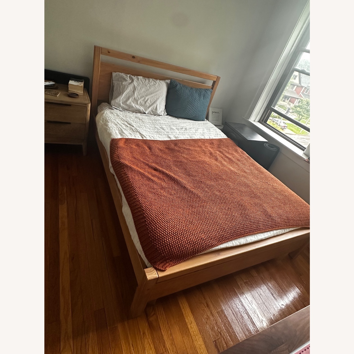Joss & Main Natural Wood Queen Bed - image-2