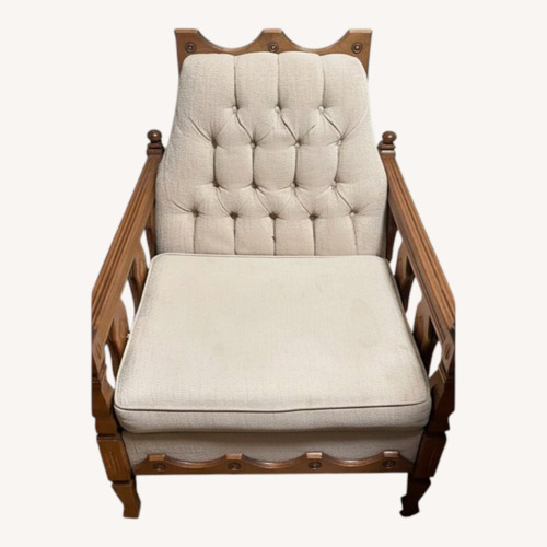 Used Vintage/Antique Finds Natural Wood Armchair for sale on AptDeco