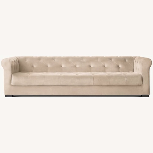 Used Restoration Hardware Modena Chesterfield Tufted Cushion Sofa for sale on AptDeco