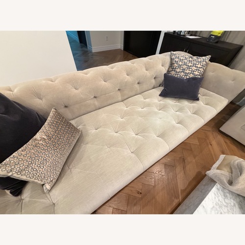 Used Restoration Hardware Modena Chesterfield Tufted Cushion Sofa for sale on AptDeco