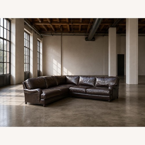 Used Restoration Hardware English Roll Arm L-Sectional for sale on AptDeco