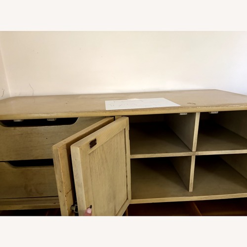 Used Vintage/Antique Finds Light Brown Wood Sideboard for sale on AptDeco