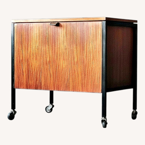 Used Rare Florence Knoll Model Mobile Bar Cabinet for sale on AptDeco