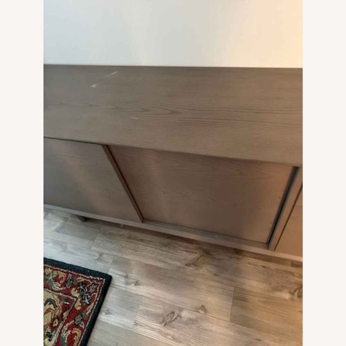 Used Crate & Barrel Light Gray Wood Sideboard for sale on AptDeco