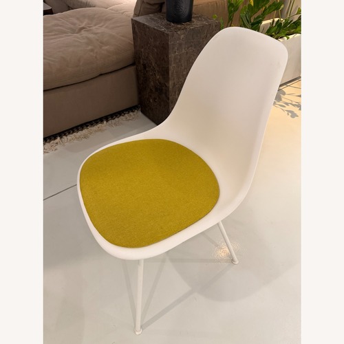 Used 4 Eames® 4 Leg Base Side Chair With Seat Pad  for sale on AptDeco