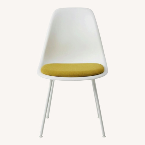 Used 4 Eames® 4 Leg Base Side Chair With Seat Pad  for sale on AptDeco
