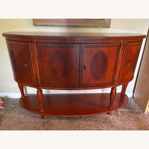 Used Dark Brown Mahogany Credenza for sale on AptDeco