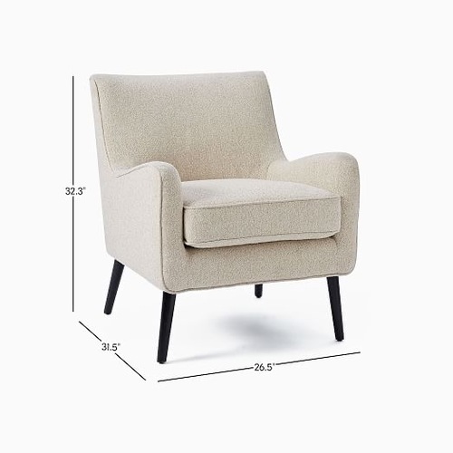Used West Elm Book Nook Armchair for sale on AptDeco