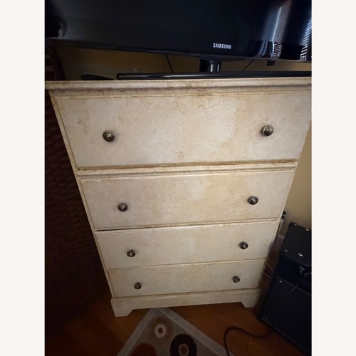 Used White Wood Dresser for sale on AptDeco