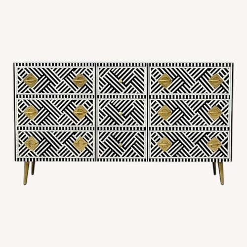 Used Bone Inlay Dresser- Imported for sale on AptDeco