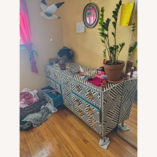 Used Bone Inlay Dresser- Imported for sale on AptDeco