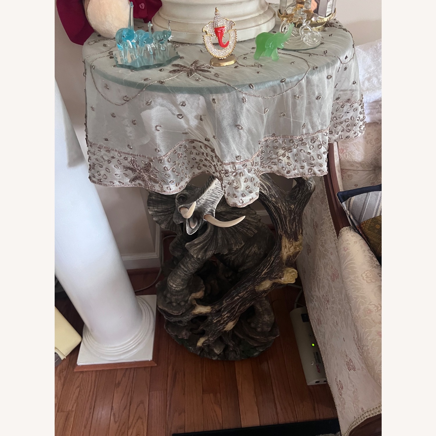 Unique Elephant End Side Table  - image-1