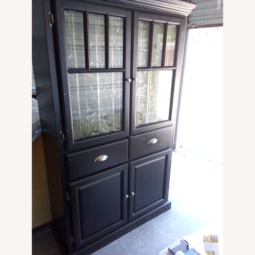 Used Glass Dining Cabinet  for sale on AptDeco