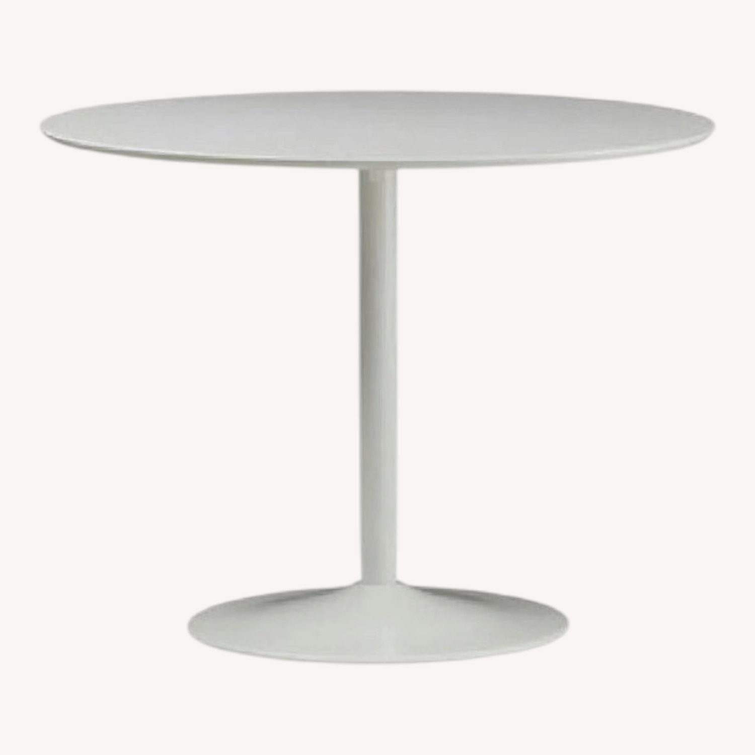 CB2 Odyssey Round White Tulip Dining Table - image-0