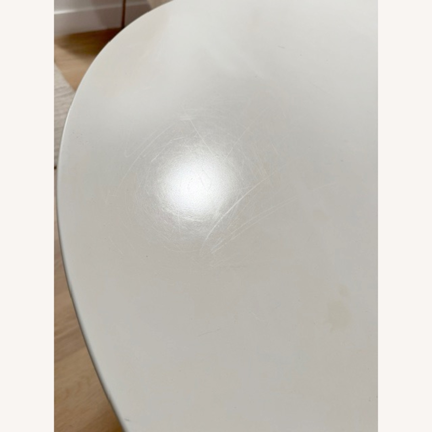 CB2 Odyssey Round White Tulip Dining Table - image-6