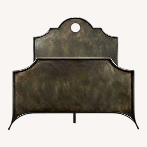 Used Restoration Hardware Keyhole Metal Queen Bed Frame for sale on AptDeco