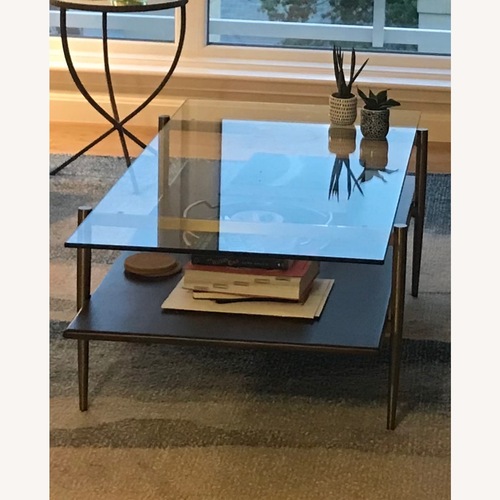 Used West Elm Mid-Century Art Display Coffee Table for sale on AptDeco
